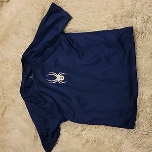 Spyder Swim Shirt, Boys M (7/8),  rashguard